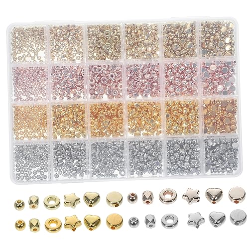MUELODSIC 2160Stücke DIY Perlen Kunststoffperlen für Halsketten Armbänder und Ohrringe für Basteln und Schmuckherstellung Bastelperlen MUELODSIC 2160Stücke DIY Perlen Kunststoffperlen für Halsketten Armbänder und Ohrringe für Basteln und Schmuckherstellung Bastelperlen von MUELODSIC