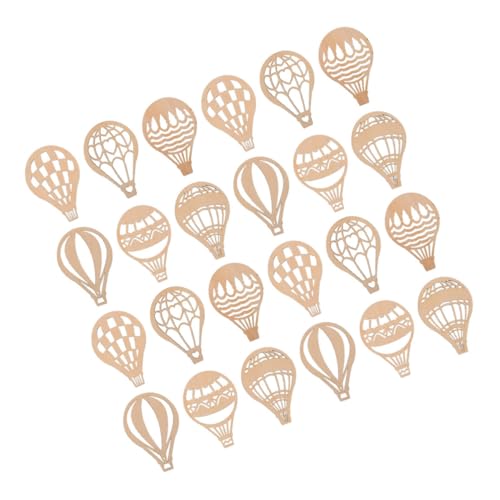 MUELODSIC 24 Stück Teiliges Hot Air Ballon Holzscheiben zum Basteln Naturbelassene Glatte Holzausschnitte Blanke DIY Holzplättchen für Sicher und Langlebig zum Bemalen und Dekorieren MUELODSIC 24 Stück Teiliges Hot Air Ballon Holzscheiben zum Basteln Naturbelassene Glatte Holzausschnitte Blanke DIY Holzplättchen für Sicher und Langlebig zum Bemalen und Dekorieren von MUELODSIC