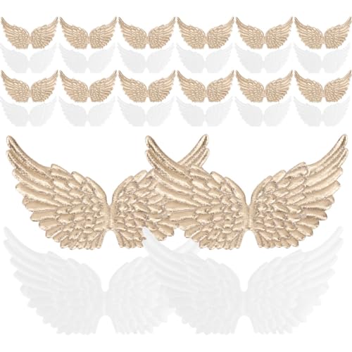 MUELODSIC 24Stücke Engelsflügel DIY Bastelzubehör für Dekoration Goldene und Weiße für Geburtstagsfeiern Hochzeiten und Babypartys Leicht und Kompakt MUELODSIC 24Stücke Engelsflügel DIY Bastelzubehör für Dekoration Goldene und Weiße für Geburtstagsfeiern Hochzeiten und Babypartys Leicht und Kompakt von MUELODSIC