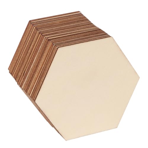 MUELODSIC 25 Stück Hexagon Holzscheiben Sechseckige Holzplatten Nachhaltiges Holz DIY Namensschilder Hochzeit Dekoration Basteln Requisiten Party Zubehör MUELODSIC 25 Stück Hexagon Holzscheiben Sechseckige Holzplatten Nachhaltiges Holz DIY Namensschilder Hochzeit Dekoration Basteln Requisiten Party Zubehör von MUELODSIC