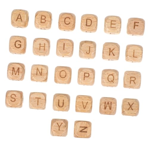 MUELODSIC 260 Stk. Beech Holz Buchstabenperlen für Armbänder Quadratische Alphabet Buchstabenperlen zum Basteln von Schmuck Halsketten und DIY Projekten Kinderfreundlich und Vielseitig MUELODSIC 260 Stk. Beech Holz Buchstabenperlen für Armbänder Quadratische Alphabet Buchstabenperlen zum Basteln von Schmuck Halsketten und DIY Projekten Kinderfreundlich und Vielseitig von MUELODSIC