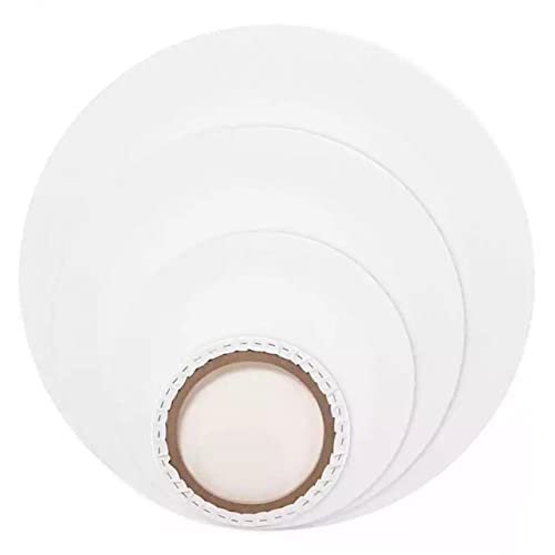 MUELODSIC 2Stücke Runde Baumwoll Leinwandrahmen Gestreckte für Malerei DIY für Ölgemälde und Acrylfarben Hochwertige Malunterlage Projekte MUELODSIC 2Stücke Runde Baumwoll Leinwandrahmen Gestreckte für Malerei DIY für Ölgemälde und Acrylfarben Hochwertige Malunterlage Projekte von MUELODSIC