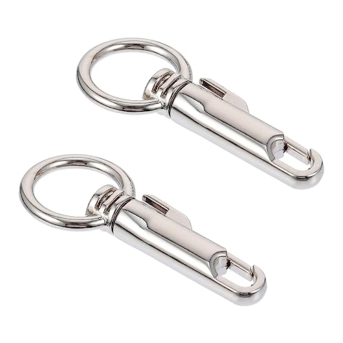 MUELODSIC 2Stücke Schlüsselanhänger Snap Haken für Praktische Taschenklauenverschluss Clips für Handtaschen Schlüsselorganisation und DIY Projekte von MUELODSIC