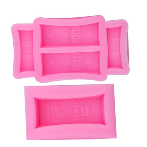 MUELODSIC 2Stücke Silikon Gießform für Wiederverwendbare Seifenform Flexiblem Silikon für DIY Handwerk und Pralinen Einfache und Nutzung von MUELODSIC