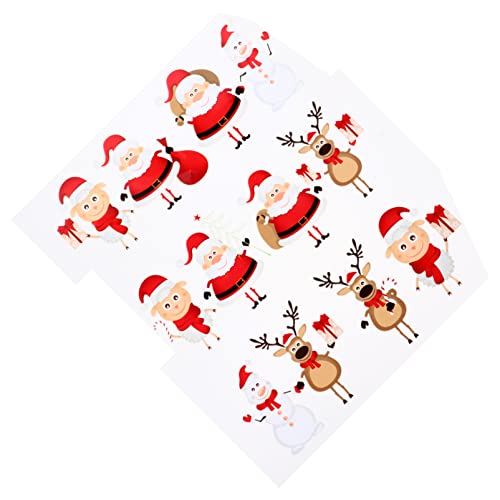 MUELODSIC 2Stücke Weihnachts Kleideraufkleber Bügelapplikationen für Kleidung Weihnachts für T Shirts Jeans Taschen DIY Fun mit Festlichen Motiven für Gestaltungen MUELODSIC 2Stücke Weihnachts Kleideraufkleber Bügelapplikationen für Kleidung Weihnachts für T Shirts Jeans Taschen DIY Fun mit Festlichen Motiven für Gestaltungen von MUELODSIC