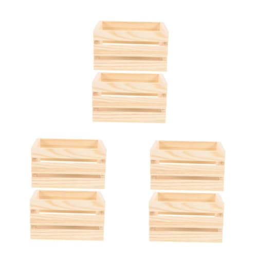 MUELODSIC 3 Sätze Miniatur Holzkisten Detaillierte Kleine Körbchen Aus Kiefernholz Realistische Puppenhaus Dekoration Vielseitig Für Micro Landschaft Lebensmittel Und 2 Stück * 3 MUELODSIC 3 Sätze Miniatur Holzkisten Detaillierte Kleine Körbchen Aus Kiefernholz Realistische Puppenhaus Dekoration Vielseitig Für Micro Landschaft Lebensmittel Und 2 Stück * 3 von MUELODSIC