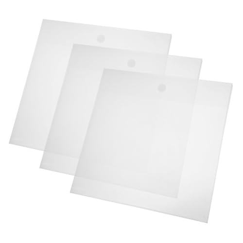 MUELODSIC 3 Stück Aufbewahrungstasche aus Scrapbook-Papier erweiterbarer Papierhalter übersichtlicher Datei-Organizer Dateiordner Kunststoff Klare plastische Umschläge pp Transparent MUELODSIC 3 Stück Aufbewahrungstasche aus Scrapbook-Papier erweiterbarer Papierhalter übersichtlicher Datei-Organizer Dateiordner Kunststoff Klare plastische Umschläge pp Transparent von MUELODSIC