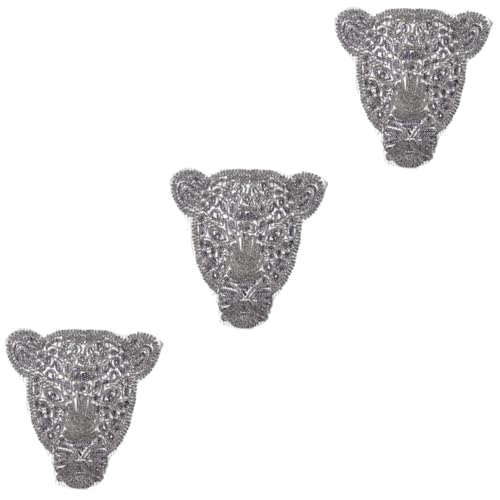 MUELODSIC 3 Stück Leopard Aufnäher zum Aufnähen Gestickt Langlebig Modisch Tiermotiv Patch für Kleidung Jacken Taschen DIY Zubehör MUELODSIC 3 Stück Leopard Aufnäher zum Aufnähen Gestickt Langlebig Modisch Tiermotiv Patch für Kleidung Jacken Taschen DIY Zubehör von MUELODSIC