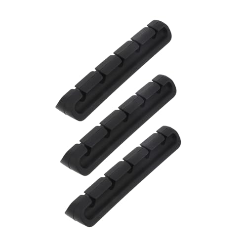 MUELODSIC 3 Stück Selbstklebende Kabelhalter aus Flexiblem Silikon Kabel organizer Clips für Schreibtisch Kabelmanagement Klemme zum Schutz und Fixieren von Daten Stromkabeln von MUELODSIC