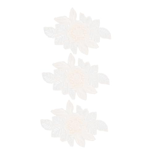 MUELODSIC 3 Stück Teiliges Bestickte Blumen Patches mit Spitzenapplikation Langlebige DIY Kleidungsreparatur Flicken Dekorative Aufnäher für Jeans und Funktionskleidung MUELODSIC 3 Stück Teiliges Bestickte Blumen Patches mit Spitzenapplikation Langlebige DIY Kleidungsreparatur Flicken Dekorative Aufnäher für Jeans und Funktionskleidung von MUELODSIC