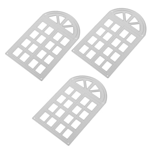 MUELODSIC 3 Stück Teiliges Stanzform aus Robustem Kohlenstoffstahl Kompatibel mit Standard Stanzmaschinen für DIY Scrapbooking Kartengestaltung und Kreative Papierprojekte zu Hause von MUELODSIC