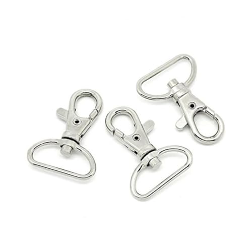 MUELODSIC 30 Stück Teiliges Drehbare Zinklegierung Swivel Trigger Snap Hooks Silberfarbene Karabinerhaken für Schlüsselanhänger Kleine Hundeleinen DIY Bastelarbeiten und Dekorationen MUELODSIC 30 Stück Teiliges Drehbare Zinklegierung Swivel Trigger Snap Hooks Silberfarbene Karabinerhaken für Schlüsselanhänger Kleine Hundeleinen DIY Bastelarbeiten und Dekorationen von MUELODSIC