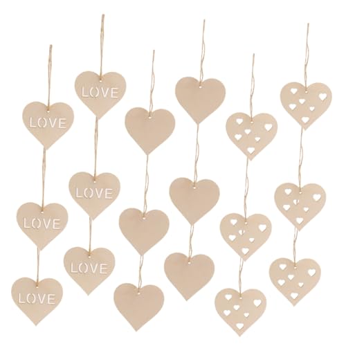 MUELODSIC 30 Stück Teiliges Holzherzen Bastelset Unlackiert DIY Dekoration Valentinstag Handbemalt Kreative Holzscheiben für Hochzeitsgeschenke und Heimdeko MUELODSIC 30 Stück Teiliges Holzherzen Bastelset Unlackiert DIY Dekoration Valentinstag Handbemalt Kreative Holzscheiben für Hochzeitsgeschenke und Heimdeko von MUELODSIC