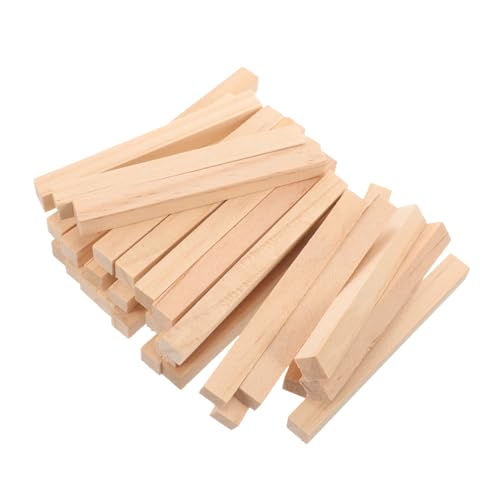 MUELODSIC 30 Stück Teiliges Holzleisten Natürliche Holzstäbe zum Basteln DIY Modellbau und Dekoration Vielseitige Holzstäbe für Handwerk und Kreativprojekte MUELODSIC 30 Stück Teiliges Holzleisten Natürliche Holzstäbe zum Basteln DIY Modellbau und Dekoration Vielseitige Holzstäbe für Handwerk und Kreativprojekte von MUELODSIC