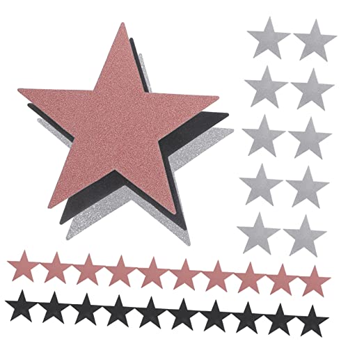 MUELODSIC 30 Stück Teiliges Papier Bunte Handgeschnittene Sternausschnitte Roségold Silber und Schwarz Dekorativ für Klassenzimmer Diy Bastelprojekte Tafel und Partydekoration MUELODSIC 30 Stück Teiliges Papier Bunte Handgeschnittene Sternausschnitte Roségold Silber und Schwarz Dekorativ für Klassenzimmer Diy Bastelprojekte Tafel und Partydekoration von MUELODSIC