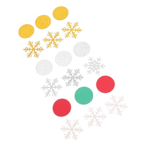 MUELODSIC 300 Stück Glitzerndes Papierstreudekor mit Eleganten Schneeflockenmuster Leichter Streudekor für Festliche Winterpartys für Tischdekoration und Weihnachtsfeiern MUELODSIC 300 Stück Glitzerndes Papierstreudekor mit Eleganten Schneeflockenmuster Leichter Streudekor für Festliche Winterpartys für Tischdekoration und Weihnachtsfeiern von MUELODSIC