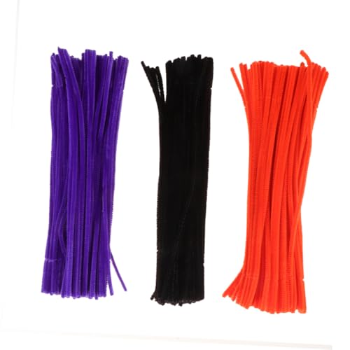 MUELODSIC 300 Stück Teiliges Bastelset Plüschstäbe für Biegsame Chenille Orange Schwarz und Flexible DIY Bastelmaterialien für Kreative Handarbeiten und Frühkindliche MUELODSIC 300 Stück Teiliges Bastelset Plüschstäbe für Biegsame Chenille Orange Schwarz und Flexible DIY Bastelmaterialien für Kreative Handarbeiten und Frühkindliche von MUELODSIC