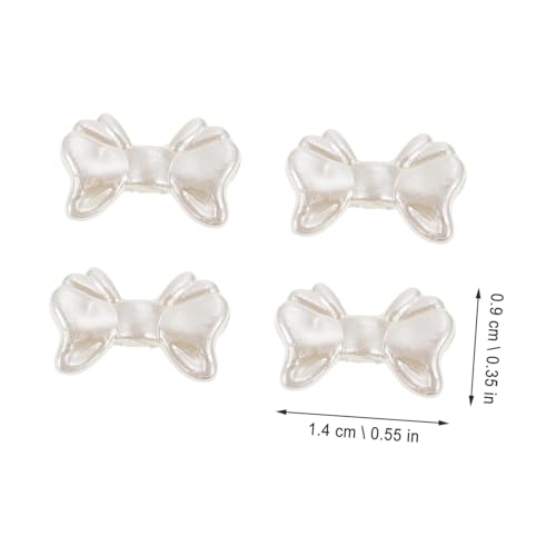 MUELODSIC 300 Stück Teiliges Bowknot Perlen Vorgelochten Schmuckperlen Simulierte Perlen mit Glatter Oberfläche zum Auffädeln und DIY Ohrringe Basteln Vielseitig für Elegante Accessoires MUELODSIC 300 Stück Teiliges Bowknot Perlen Vorgelochten Schmuckperlen Simulierte Perlen mit Glatter Oberfläche zum Auffädeln und DIY Ohrringe Basteln Vielseitig für Elegante Accessoires von MUELODSIC