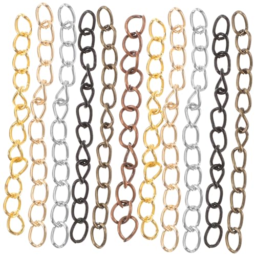 MUELODSIC 300 Stück Verlängerungsketten für und Armbänder DIY Schmuckherstellung Robustes Einfach zu Verwenden für Kreative Designs und Anpassungen von MUELODSIC
