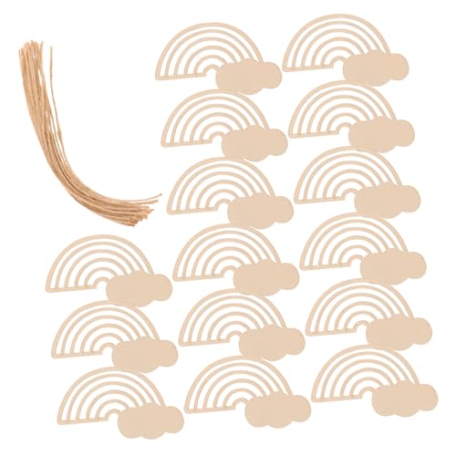 MUELODSIC 30Stücke Holzscheiben DIY Bastelset Unvollendete Holzstücke Dekorieren für Bastelmaterialien für Projekte und MUELODSIC 30Stücke Holzscheiben DIY Bastelset Unvollendete Holzstücke Dekorieren für Bastelmaterialien für Projekte und von MUELODSIC