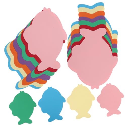 MUELODSIC 35 Stück Teiliges Bastelpapier Fischausschnitte für Kreative Klassenzimmerdekorationen DIY Projekte und Sommerliche Themenfeiern Vielseitig Einsetzbar für Wände und Pinnwände MUELODSIC 35 Stück Teiliges Bastelpapier Fischausschnitte für Kreative Klassenzimmerdekorationen DIY Projekte und Sommerliche Themenfeiern Vielseitig Einsetzbar für Wände und Pinnwände von MUELODSIC