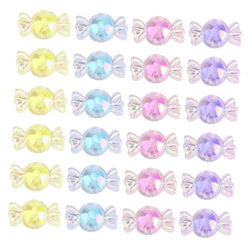 MUELODSIC 375 Stück Bunte Acrylperlen Kleine Sternperlen Schmuckzubehör für DIY Armbänder Halsketten Basteln von MUELODSIC