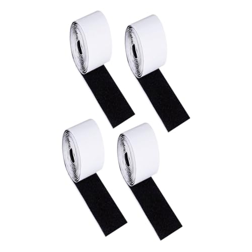 MUELODSIC 4 Rollen Teiliges Klettband mit Selbstklebendem Rückenteil Stabile Montageklebebänder für Gitarren Effektgeräte Einfache Handhabung und Starker Halt für Pedalboards MUELODSIC 4 Rollen Teiliges Klettband mit Selbstklebendem Rückenteil Stabile Montageklebebänder für Gitarren Effektgeräte Einfache Handhabung und Starker Halt für Pedalboards von MUELODSIC