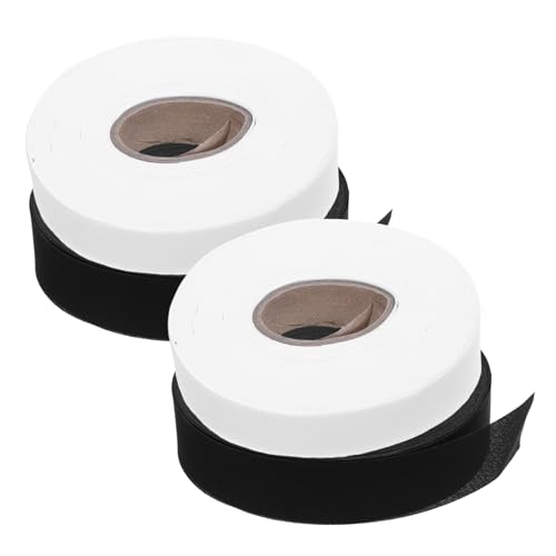 MUELODSIC 4 Rollen Twill Schrägband für Gardinen Vielseitiges Bügelband zum Säumen und Verzieren Einfach Anzubringen Verbessert Gardinenrand und für Wohnzimmer Büro und Schlafzimmer von MUELODSIC