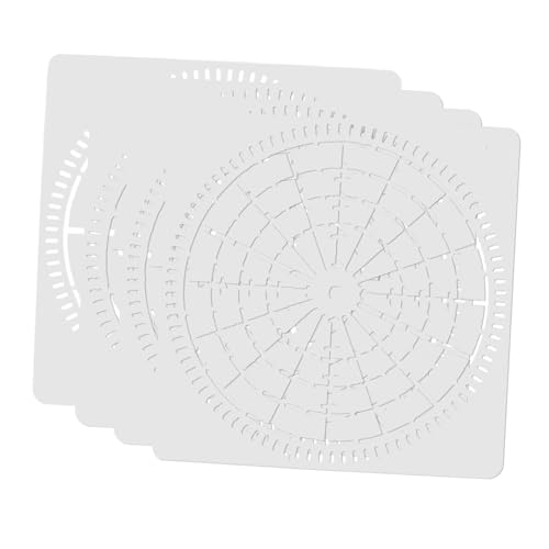 MUELODSIC 4 Stück Teiliges Mandala Schablonen Mittelgroß Wiederverwendbar Hohl DIY Wandmalerei Schablonen Vielseitig für Möbel Basteln und Kreativprojekte MUELODSIC 4 Stück Teiliges Mandala Schablonen Mittelgroß Wiederverwendbar Hohl DIY Wandmalerei Schablonen Vielseitig für Möbel Basteln und Kreativprojekte von MUELODSIC