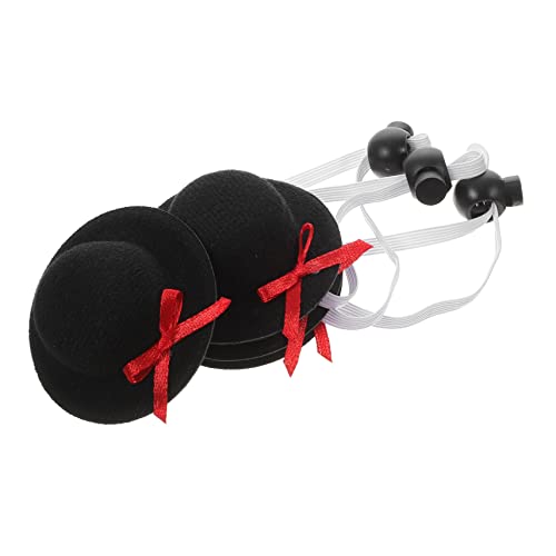 MUELODSIC 4 Stück Teiliges Mini Hut Filzartige Mini Hüte für Puppen Vielseitige DIY Bastel Minihüte Party Accessoires Fotorequisiten und Dekorative Puppenhüte Schwarz MUELODSIC 4 Stück Teiliges Mini Hut Filzartige Mini Hüte für Puppen Vielseitige DIY Bastel Minihüte Party Accessoires Fotorequisiten und Dekorative Puppenhüte Schwarz von MUELODSIC