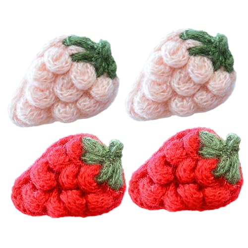 MUELODSIC 4 Stück Teiliges Niedliche Erdbeer Applikationen aus Stoff Kleine Leichte DIY Verzierungen für Kleidung Haaraccessoires Taschen Hohe Detailtreue Langlebig und Vielseitig Einsetzbar MUELODSIC 4 Stück Teiliges Niedliche Erdbeer Applikationen aus Stoff Kleine Leichte DIY Verzierungen für Kleidung Haaraccessoires Taschen Hohe Detailtreue Langlebig und Vielseitig Einsetzbar von MUELODSIC