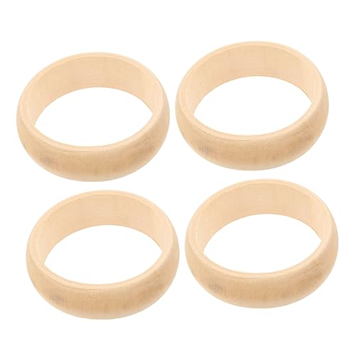 MUELODSIC 4 Stück Unbehandelte Holzringe Natürliche Glatte DIY Armbänder für Bastelprojekte und Kinderhandwerk zur Stressbewältigung und Kreativen Entspannung MUELODSIC 4 Stück Unbehandelte Holzringe Natürliche Glatte DIY Armbänder für Bastelprojekte und Kinderhandwerk zur Stressbewältigung und Kreativen Entspannung von MUELODSIC
