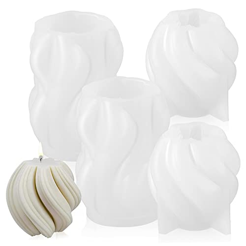 MUELODSIC 4 Teilige Duftkerzenform Wachs Stabkerzenformen Kerzen DIY Blasenkerzenform Kerzenform Set Kerzen Seifenformen Zur Seifenherstellung Kerzenherstellungszubehör Duft von MUELODSIC