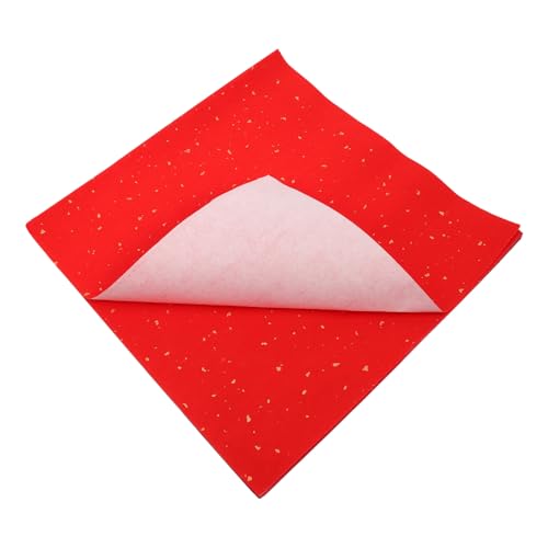 MUELODSIC 40 Blatt Rotes Xuan Papier Fu Charakterpapier Kalligraphiepapier für Frühlingsfest Dekorationen Hochwertiges Weiches Schreibpapier für Chinesische Neujahrsfu Charaktere MUELODSIC 40 Blatt Rotes Xuan Papier Fu Charakterpapier Kalligraphiepapier für Frühlingsfest Dekorationen Hochwertiges Weiches Schreibpapier für Chinesische Neujahrsfu Charaktere von MUELODSIC