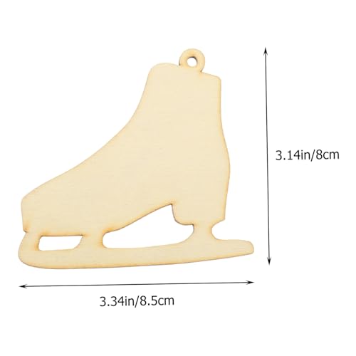 MUELODSIC 40 Sätze Teiliges Weihnachts Holzanhänger DIY Bemalbare Eislaufschuh Holzscheiben mit Glatten Kanten Kindersicheres Material zum Basteln von Baumschmuck Fenster und Raumdekoration MUELODSIC 40 Sätze Teiliges Weihnachts Holzanhänger DIY Bemalbare Eislaufschuh Holzscheiben mit Glatten Kanten Kindersicheres Material zum Basteln von Baumschmuck Fenster und Raumdekoration von MUELODSIC