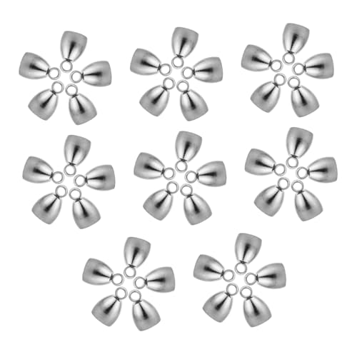 MUELODSIC 40 Stück Kordelenden Oval Form Metall Schnurenden für Schmuckherstellung Diy Armband Halskette Verschlüsse Langlebig und Dekorativ MUELODSIC 40 Stück Kordelenden Oval Form Metall Schnurenden für Schmuckherstellung Diy Armband Halskette Verschlüsse Langlebig und Dekorativ von MUELODSIC
