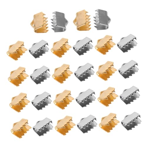 MUELODSIC 40 Stück Teiliges Edelstahl Endverschluss mit Verstellbaren Kordelenden und Jackenverbindungsverschluss Kratzfest Farbbeständig für Diy Schmuck Armbänder und Halsketten MUELODSIC 40 Stück Teiliges Edelstahl Endverschluss mit Verstellbaren Kordelenden und Jackenverbindungsverschluss Kratzfest Farbbeständig für Diy Schmuck Armbänder und Halsketten von MUELODSIC