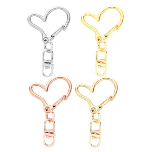 MUELODSIC 40 Stück Teiliges Herzförmige Karabinerhaken Schlüsselanhänger Verschlüsse für DIY Schmuck Basteln mit Goldenen und Silbernen Farben für Kettenverschlüsse und Lanyards MUELODSIC 40 Stück Teiliges Herzförmige Karabinerhaken Schlüsselanhänger Verschlüsse für DIY Schmuck Basteln mit Goldenen und Silbernen Farben für Kettenverschlüsse und Lanyards von MUELODSIC