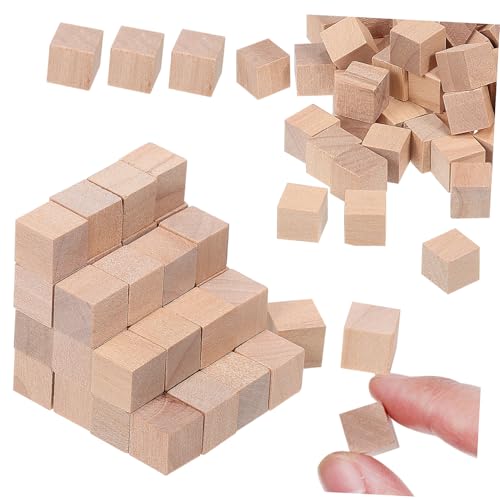 MUELODSIC 400 Stück Holzklötze Kleine Naturbelassene Holz Würfel Blanko zum Basteln DIY Kreativ Bausteine für Erwachsene zum Malen Beschriften Bastelprojekte und Lernhilfe MUELODSIC 400 Stück Holzklötze Kleine Naturbelassene Holz Würfel Blanko zum Basteln DIY Kreativ Bausteine für Erwachsene zum Malen Beschriften Bastelprojekte und Lernhilfe von MUELODSIC