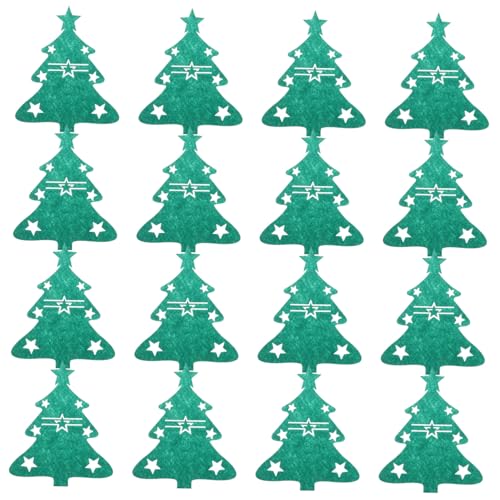 MUELODSIC 48 Stück Teiliges Weihnachtsbaum-Design aus Grünem Filz Festliche Bestecktaschen für Gabeln und Löffel Kreative Tischdekoration für Weihnachtsfeiern und Festliche Mahlzeiten MUELODSIC 48 Stück Teiliges Weihnachtsbaum-Design aus Grünem Filz Festliche Bestecktaschen für Gabeln und Löffel Kreative Tischdekoration für Weihnachtsfeiern und Festliche Mahlzeiten von MUELODSIC