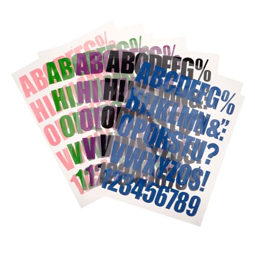 MUELODSIC 5 Blätter Bunte Buchstaben und Zahlen Aufbügelflicken aus Flexiblem zum Bügeln Kleidung und Textilien Vielseitig zum Reparieren und Dekorieren von Hosen Rucksäcken DIY Basteleien MUELODSIC 5 Blätter Bunte Buchstaben und Zahlen Aufbügelflicken aus Flexiblem zum Bügeln Kleidung und Textilien Vielseitig zum Reparieren und Dekorieren von Hosen Rucksäcken DIY Basteleien von MUELODSIC