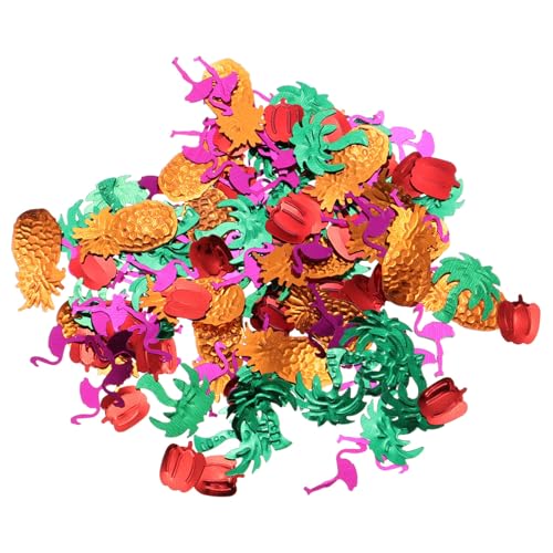 MUELODSIC 5 Packungen Hawaiian Party Konfetti Tropisch Geformt Leichtes Plastikstreu Deko für Gartenparty Tischdeko Luau Party Scatter Confetti Kreative Formen Flamingo Ananas Chili MUELODSIC 5 Packungen Hawaiian Party Konfetti Tropisch Geformt Leichtes Plastikstreu Deko für Gartenparty Tischdeko Luau Party Scatter Confetti Kreative Formen Flamingo Ananas Chili von MUELODSIC