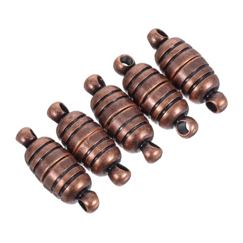 MUELODSIC 5 Stück Retro Muster Armbandschnalle Halskette Schmuckverbinder Verschluss Zur Schmuckherstellung Kettenverschlüsse Charmhalter Verschlüsse Zum Befestigen Von Charms von MUELODSIC