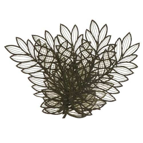 MUELODSIC 5 Stück Teiliges Bestickte Spitzen Patches mit Blumen und Blätterdesign DIY Applikationen zum Aufbügeln oder Aufnähen Kreative Stoffflicken für Kleidung Taschen Jacken Schuhe von MUELODSIC