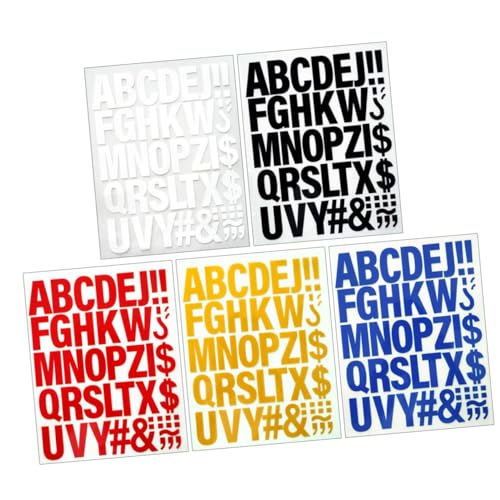 MUELODSIC 5 Stück Teiliges Bügel buchstaben Patches aus Verschleißfestem Material DIY Textilapplikationen zum Aufbügeln oder Aufnähen für Kleidung Rucksäcke Schuhe in Gelb Weiß Blau Rot MUELODSIC 5 Stück Teiliges Bügel buchstaben Patches aus Verschleißfestem Material DIY Textilapplikationen zum Aufbügeln oder Aufnähen für Kleidung Rucksäcke Schuhe in Gelb Weiß Blau Rot von MUELODSIC