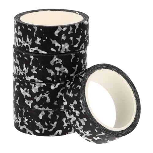 MUELODSIC 5 Stück Teiliges Dekoratives Scrapbooking Klebeband mit Kuhmuster Selbstklebend Leicht Abreißbar Vielseitig für Tagebuch Geschenkverpackung Bastelarbeiten und Wohnaccessoires MUELODSIC 5 Stück Teiliges Dekoratives Scrapbooking Klebeband mit Kuhmuster Selbstklebend Leicht Abreißbar Vielseitig für Tagebuch Geschenkverpackung Bastelarbeiten und Wohnaccessoires von MUELODSIC