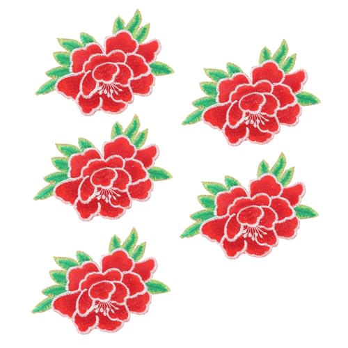 MUELODSIC 5 Stück Teiliges Kleine Bestickte Stoffflicken zum Aufbügeln Blumenmotive mit Weißem Rand Strapazierfähige Applikationen für Kleidung Jeansjacken Rucksäcke und Taschen Einfache MUELODSIC 5 Stück Teiliges Kleine Bestickte Stoffflicken zum Aufbügeln Blumenmotive mit Weißem Rand Strapazierfähige Applikationen für Kleidung Jeansjacken Rucksäcke und Taschen Einfache von MUELODSIC