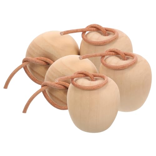 MUELODSIC 5 Stück Teiliges Unbemalte zum Bemalen Kreative DIY Holzdekoration für Sichere Miniatur Obstfiguren für Wohnraumgestaltung und Spielerisches Malen MUELODSIC 5 Stück Teiliges Unbemalte zum Bemalen Kreative DIY Holzdekoration für Sichere Miniatur Obstfiguren für Wohnraumgestaltung und Spielerisches Malen von MUELODSIC