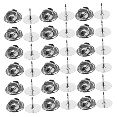 MUELODSIC 50 Sätze Teiliges Pin Back Verschlüsse aus Silberfarbenem Eisen Sicherer Verschluss für Anstecknadeln Schmetterling Clutch Geeignet für DIY Schmuck Abzeichen Broschen und MUELODSIC 50 Sätze Teiliges Pin Back Verschlüsse aus Silberfarbenem Eisen Sicherer Verschluss für Anstecknadeln Schmetterling Clutch Geeignet für DIY Schmuck Abzeichen Broschen und von MUELODSIC