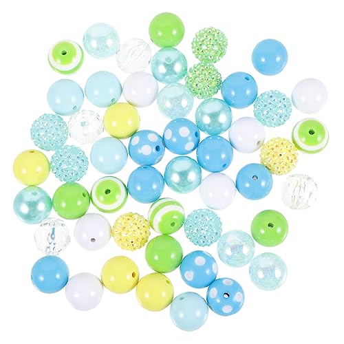 MUELODSIC 50 Stück Acryl Perlen für Stifte DIY Schmuckherstellung Bunte Leichte Bastelperlen Geeignet für Armbänder Halsketten Handwerksbedarf MUELODSIC 50 Stück Acryl Perlen für Stifte DIY Schmuckherstellung Bunte Leichte Bastelperlen Geeignet für Armbänder Halsketten Handwerksbedarf von MUELODSIC